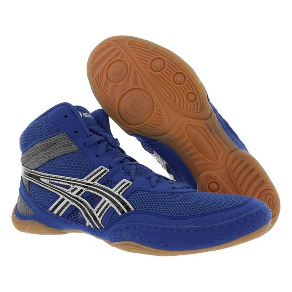 Asics Matflex 3 Blue Wrestling Boot 